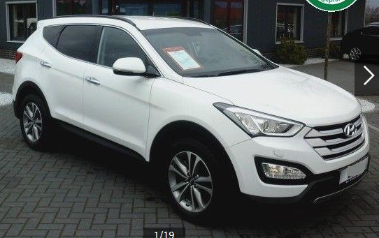 Left hand drive HYUNDAI SANTA FE  2.2 CRDi Style 4WD